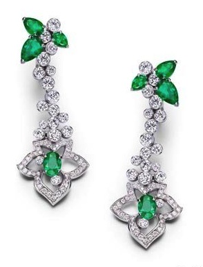 Piaget-18-carat-white-gold-diamond-and-emerald-earrings.jpeg